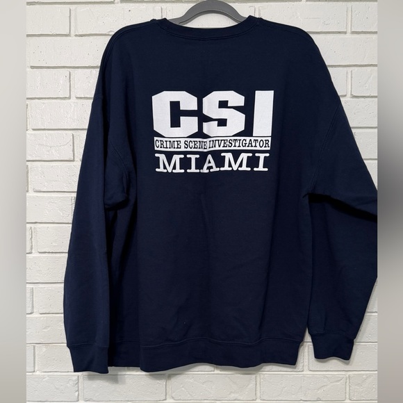Men’s CSI Miami Sweatshirt. Size XL - Picture 2 of 2